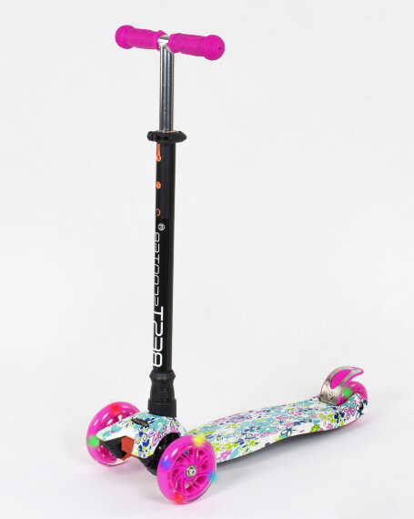 Самокат Scooter Maxi S779-1333 Полевые цветы