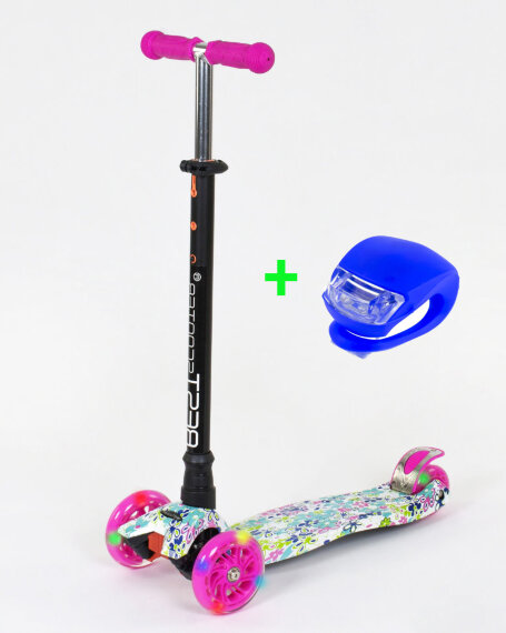 Самокат Scooter Maxi S779-1333 Полевые цветы