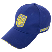 Кепка бейсболка для футбола футбольного фаната Украина Ukraine CO-1929