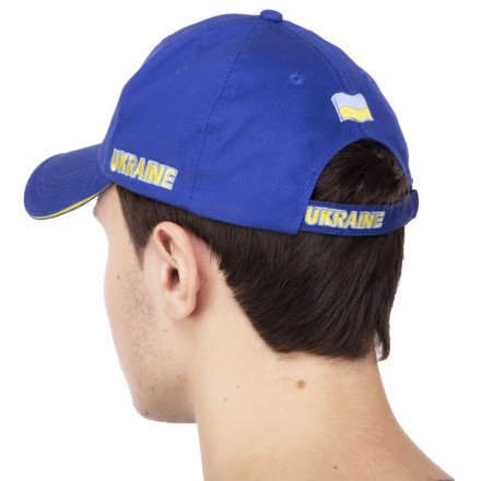 Кепка бейсболка для футболу футбольного фаната Україна Ukraine CO-1929