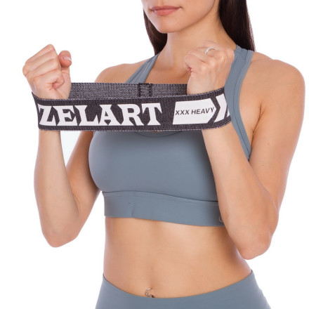 Гумка для фітнесу HIP LOOP Zelart FI-1969-LL чорний