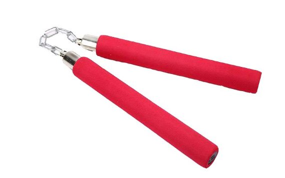 Нунчаку (нунтяку) тренеровочные BO-5900 красный