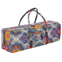 Сумка для йога килимка Yoga bag Fodoko FI-6970-1 сірий-жовтогарячий