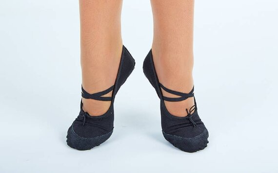 Балетные тапочки черные OB-0005