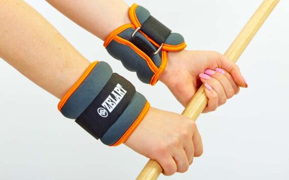 Утяжелители-манжеты для рук и ног ZEL FI-5733-1-P (2 x 0,5кг)