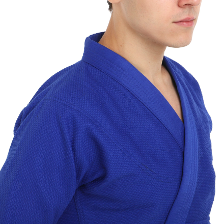 Кімоно для дзюдо HARD TOUCH CO-8916 120-190см синій