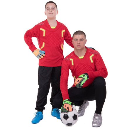 Форма футбольного воротаря дитяча CO-7606B червоний