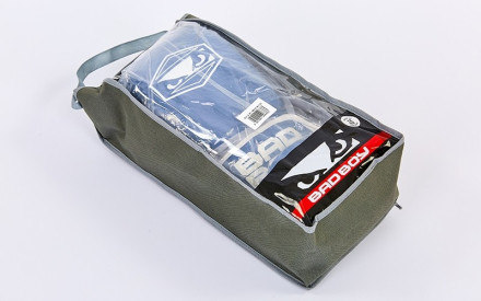 Рукавички боксерські шкіряні BAD BOY VL-6615-B