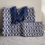 Cotton Shopping Bag Eco Shopper with makeup bag SRBG-35 JAZZ BLUE