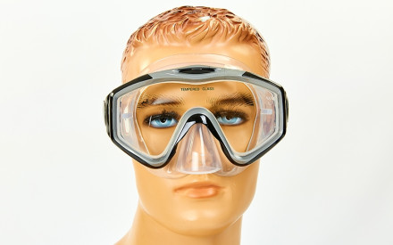 Набір для плавання маска із трубкою Zelart M153-SN124-SIL