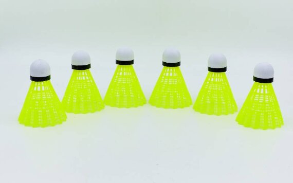 Воланы для бадминтона нейлоновые (6шт) WILSON W881-Y