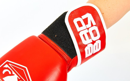 Рукавички боксерські шкіряні BAD BOY VL-6615-R