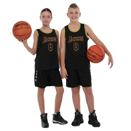 Форма баскетбольная подростковая NB-Sport NBA LAKERS 8 Kobe Bryant BA-9829