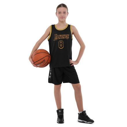 Форма баскетбольная подростковая NB-Sport NBA LAKERS 8 Kobe Bryant BA-9829