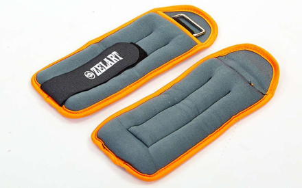 Обтяжувачі-манжети для рук та ніг ZEL FI-5733-2-OR (2 x 1 кг)