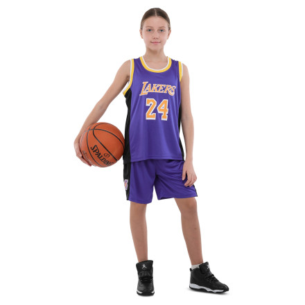 Форма баскетбольная подростковая NB-Sport NBA KOBE BRYANT LAKERS 24 BA-9831