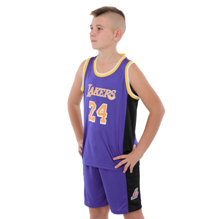 Форма баскетбольная подростковая NB-Sport NBA KOBE BRYANT LAKERS 24 BA-9831