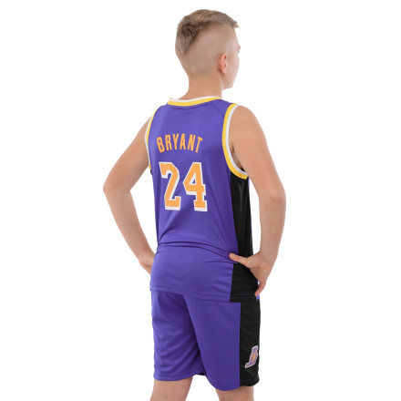 Форма баскетбольная подростковая NB-Sport NBA KOBE BRYANT LAKERS 24 BA-9831