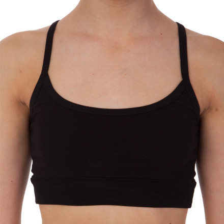 Майка-топ спортивна Х-б на бретелях чорна UR DR-774-BK дитяча