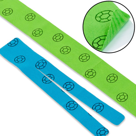 Кінезіо тейп (Kinesio tape) нарізаний SP-Sport LEG 