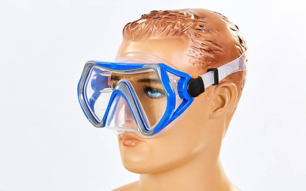 Набір для плавання маска із трубкою Zelart M166-SN52-SIL
