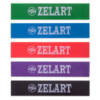 Гумки для фітнесу набір LOOP BANDS ZELART FI-7205 5шт
