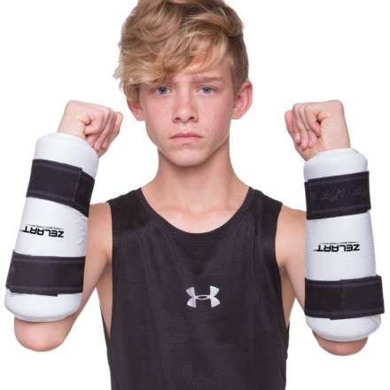 Захист передпліччя для таеквондо Zelart BO-4082-W