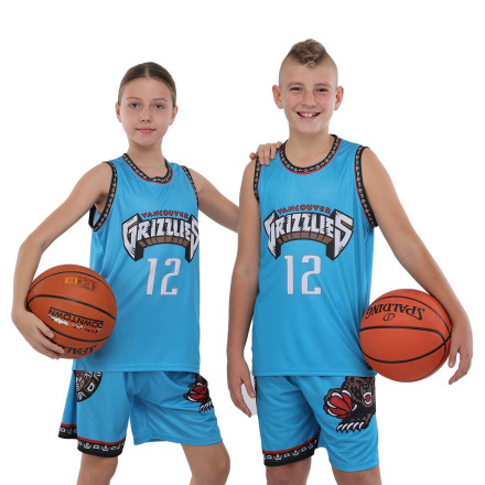 Форма баскетбольная подростковая NBA Ja Morant Vancouver Grizzlies 12 BA-9832 