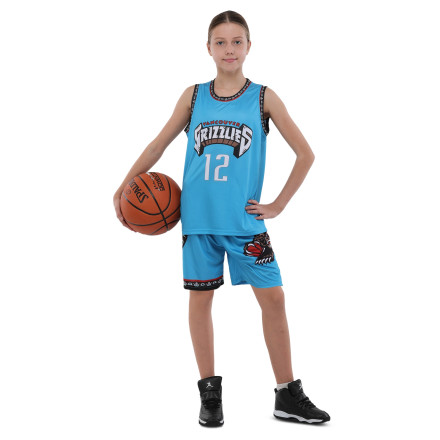 Форма баскетбольная подростковая NBA Ja Morant Vancouver Grizzlies 12 BA-9832 