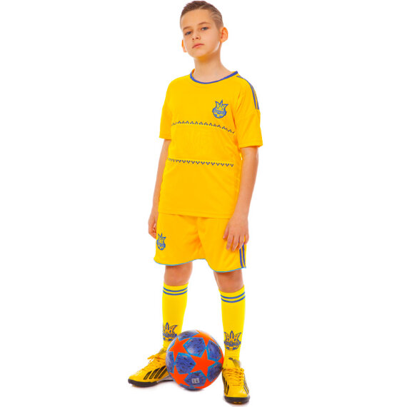 Форма футбольная детская CO-1006-UKR-13Y УКРАИНА