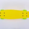 Скейт Penny Board SK-5672-1 желтый со светящимися колесами