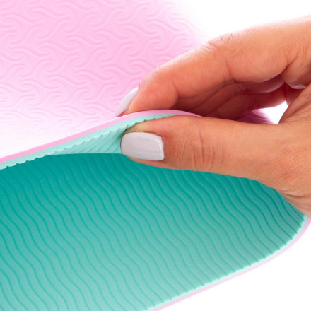 Килимок для фітнесу та йоги Zelart FI-1515 фіолетовий