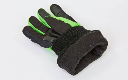 Рукавички гірськолижні теплі AZL-7 чорно-жовтогарячий