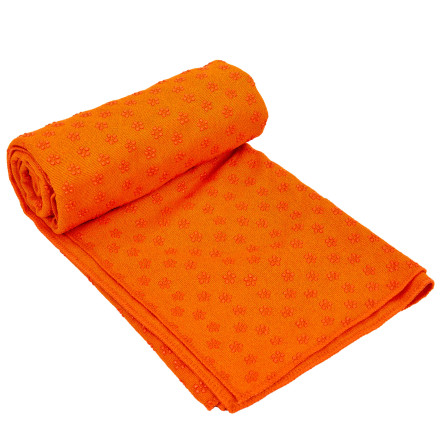 Коврик-полотенце для йоги и фитнеса Yoga Mat-Towel FI-4938 оранжевый