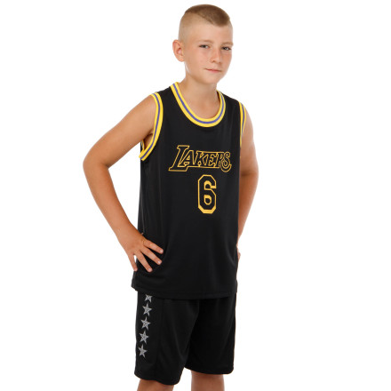 Форма баскетбольна підліткова NB-Sport NBA LAKERS JAMES BA-9967