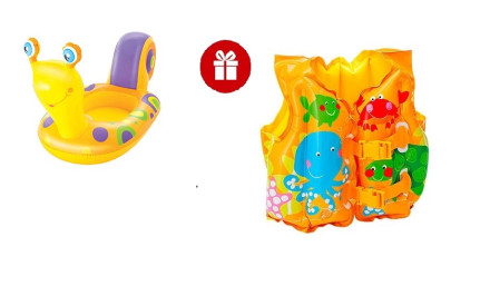 Надувний плотик Bestway 34102 Равлик 