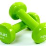 Гантели для фитнеса с виниловым покрытием Zelart Beauty (2x2кг) TA-5225-2