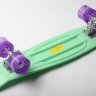 Скейт Penny Board SK-5672-12 мятный со светящимися колесами