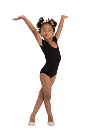 Купальник для гімнастики та танців Little Dancer DR-1053-BK чорний