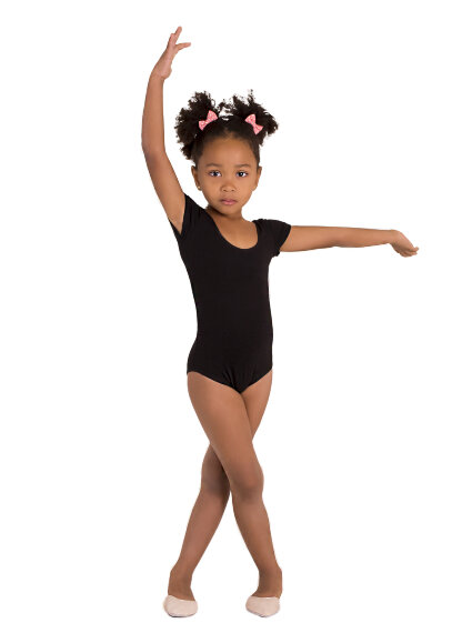Купальник для гимнастики и танцев Little Dancer DR-1053-BK черный