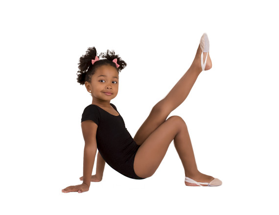 Купальник для гимнастики и танцев Little Dancer DR-1053-BK черный