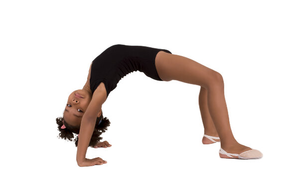 Купальник для гимнастики и танцев Little Dancer DR-1053-BK черный