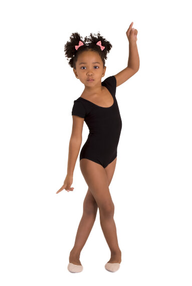 Купальник для гимнастики и танцев Little Dancer DR-1053-BK черный