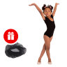 Купальник для гимнастики и танцев Little Dancer DR-1053-BK черный