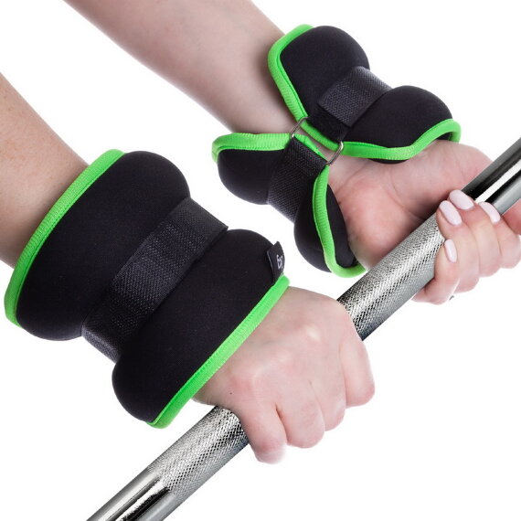 Утяжелители-манжеты для рук и ног (2*2 кг) Zelart FI-1303-4-GR