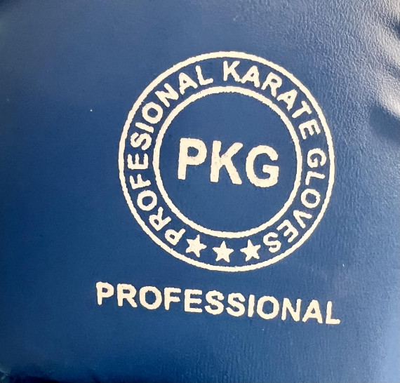 Рукавиці (накладки) для карате Зеларт MA-5855 S-XL (синій) Код MA-5855