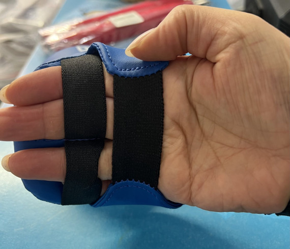 Рукавиці (накладки) для карате Зеларт MA-5855 S-XL (синій) Код MA-5855