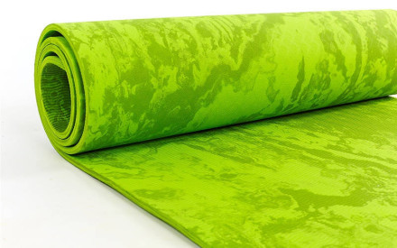Килимок для фітнесу та йоги Yoga Mat 1x-шаровий FI-4936 зелений
