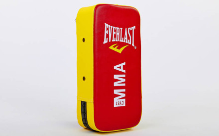 Макивара тай-пэд Everlast F-08-RY р-р 38x10x19см красный-желтый