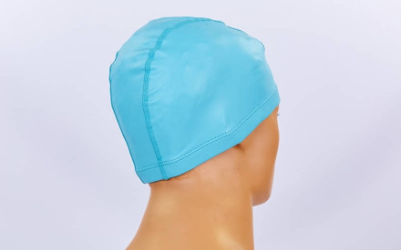 Шапочка для плавання з водонепроникної тканини PU SAILTO PL-5570 різні кольори 